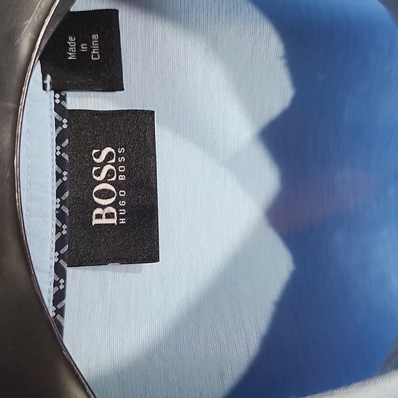 Hugo Boss Men's Light Blue Polo - Picture 3 of 5